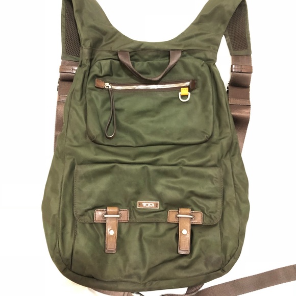 tumi green bag